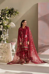 DESIGN 14A LUXURY LAWN 2025 UNSTITCHED- Sobia Nazir